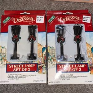 Lemax Dickensvale Collectibles Street Lamp Sets